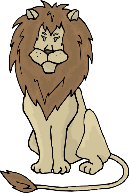 Lion Clipart - Clip Art (500x750)