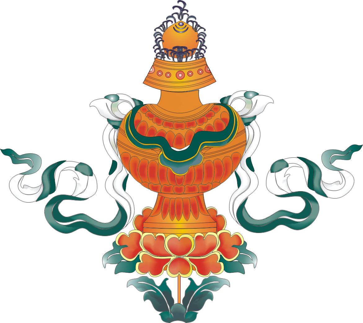 Umbrella Clipart Eight - Tibetan Eight Lucky Sign (1171x1041)