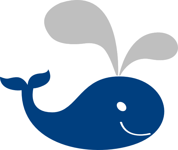 Llue Gray Whale Clip Art - Clip Art (600x506)