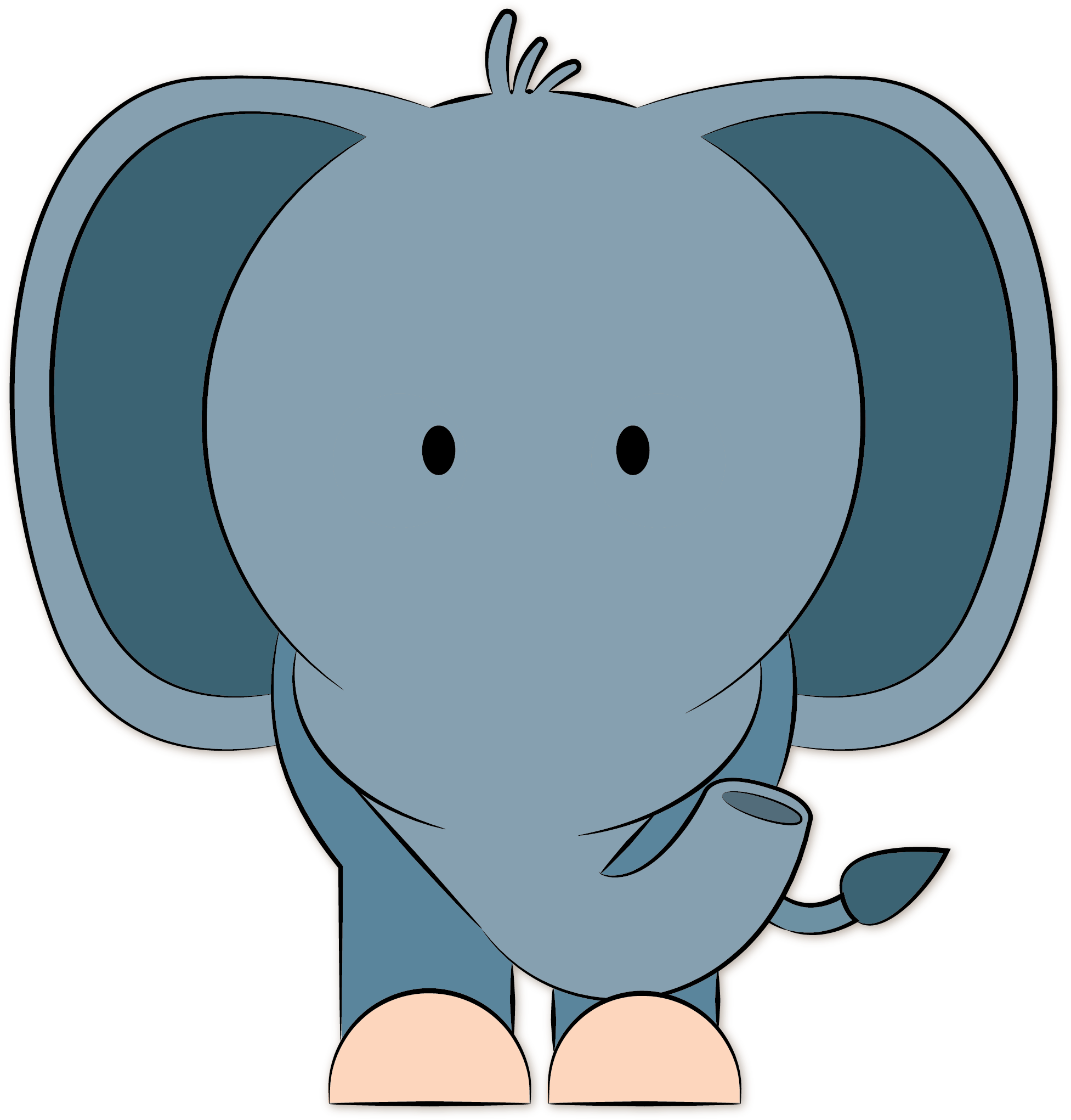 Indian Elephant (2216x2626)