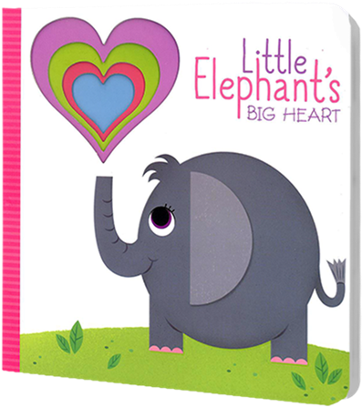 Cut Through Book - Little Elephant Big Heart (475x474)