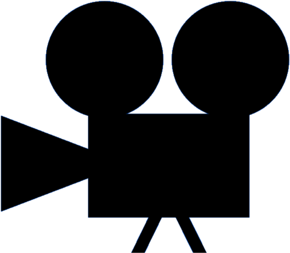 Photographic Film Cinema Movie Camera Clip Art - Film Camera Clipart (600x521)