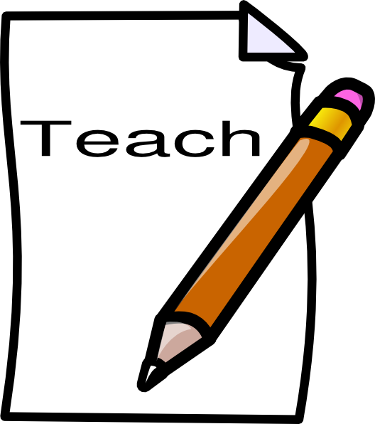 Pen Clipart Teacher - Task Clipart (528x596)