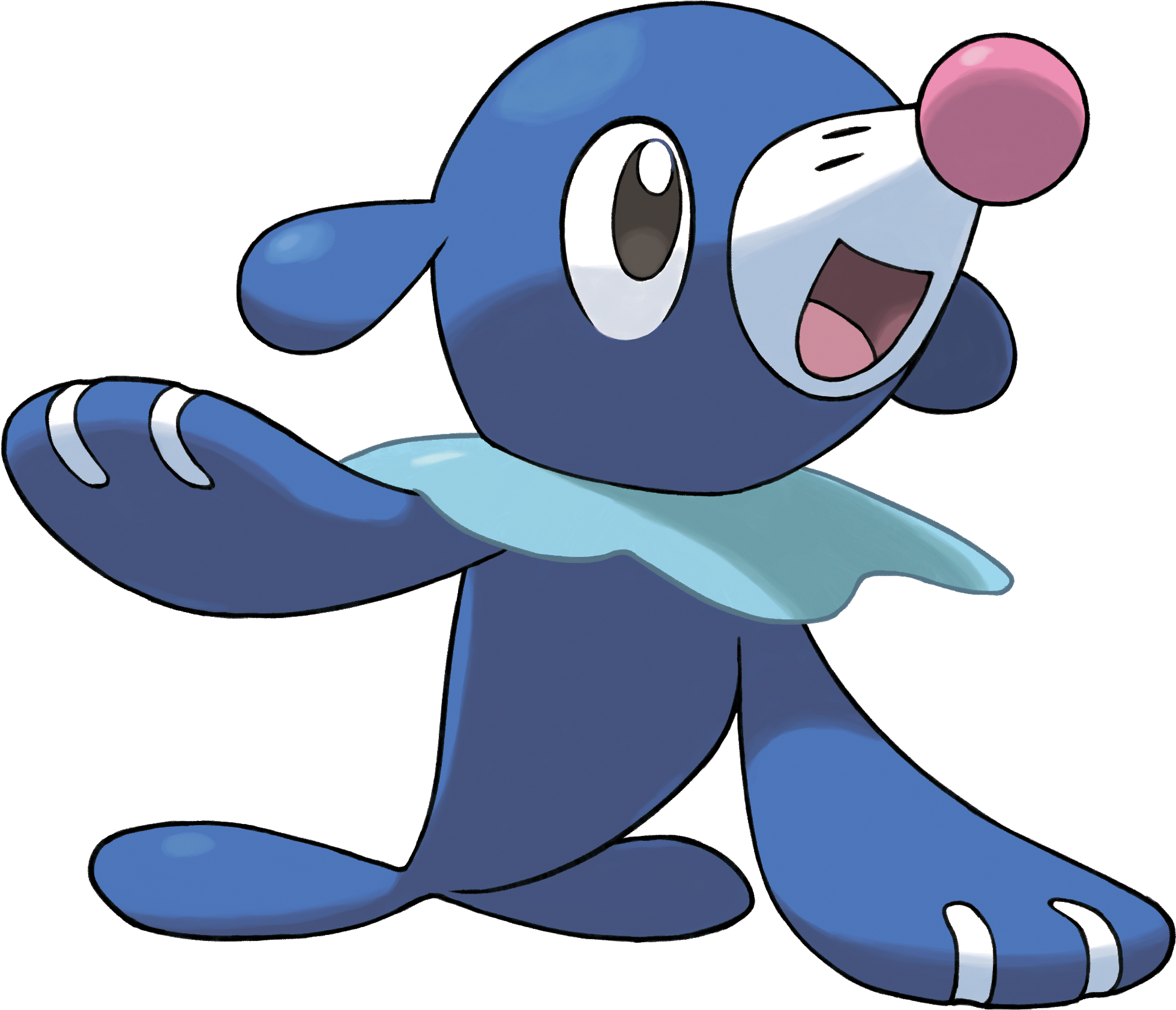 Le Plus Improbable, Issu Du Croisement Entre Une Otarie - Pokemon Sun And Moon Popplio (2326x2236)