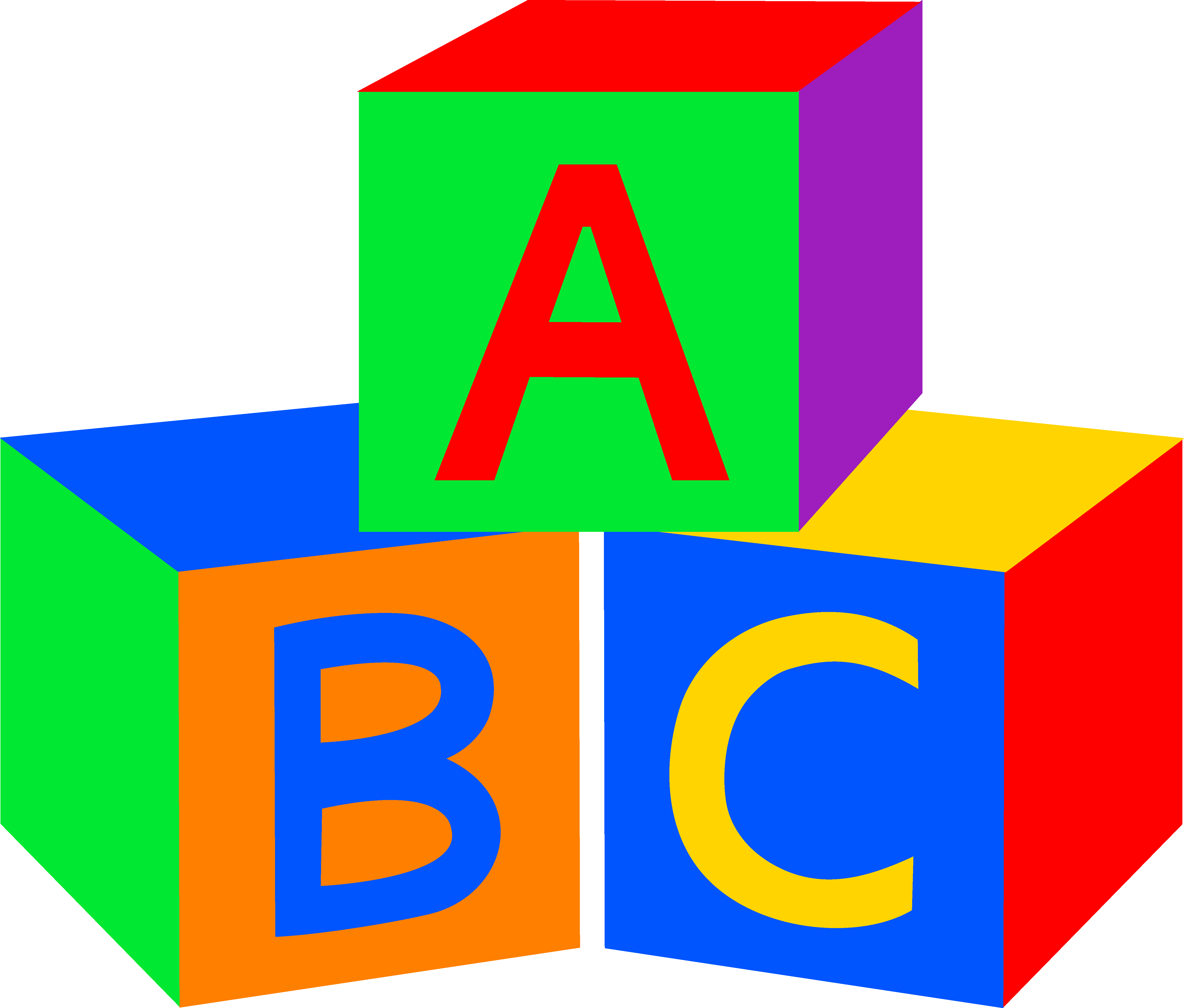 Kids Playing Blocks Clipart - Blocks Clipart (5170x4401)