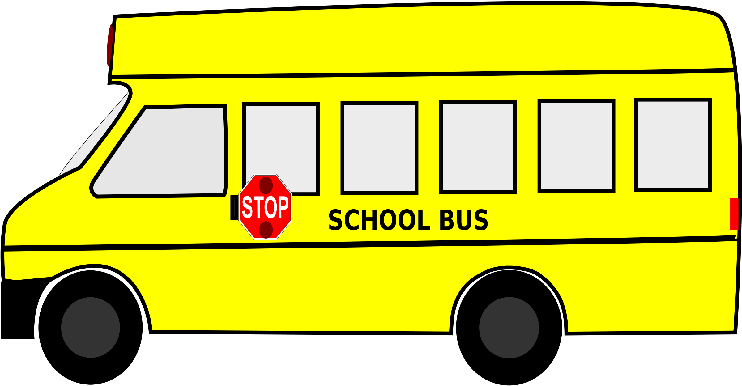 Bus Clip Art - Bus Clip Art (2400x1249)