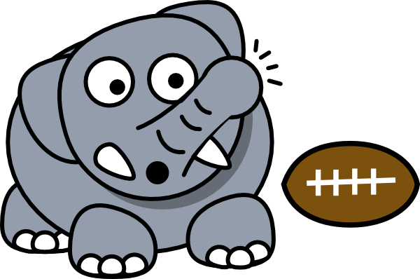 Elephant Clip Art At Clkercom Vector Online Royalty - Elephant Toothpaste Clipart (600x398)