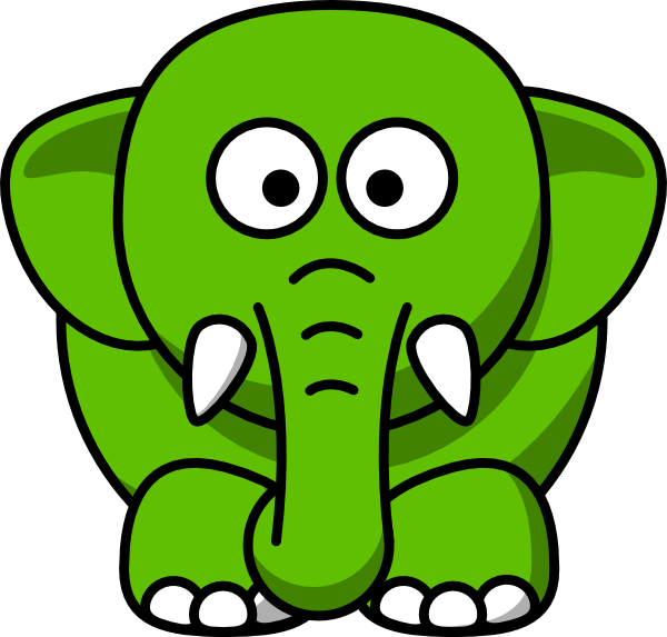 Elephant Drawing Cartoon (600x573)