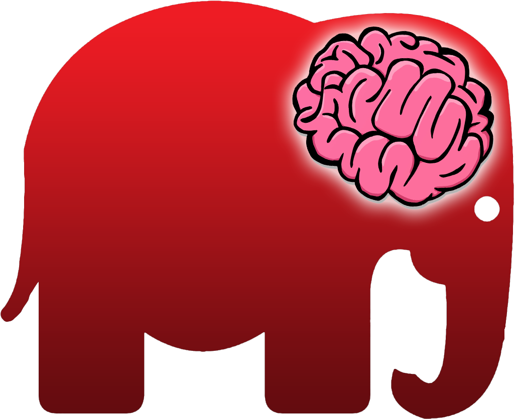 Staying On Message - Cute Elephant Silhouette (1029x851)