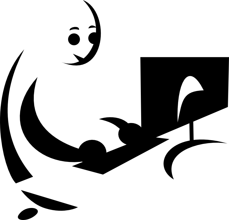 Clipart - Computer Work - Best Gift - Computer Work Hoodie/t-shirt/mug Black/navy/pink/white (1920x1845)