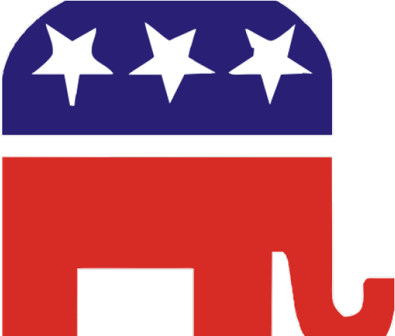 Republican Elephant Picture - Republican And Democratic Symbols (850x724)