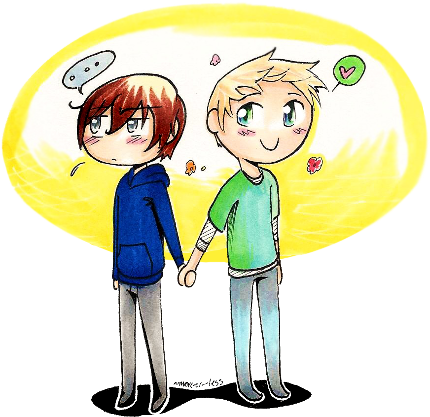 Just Holding Hands By More Or Less On Clipart Library - Cartoon (895x858)