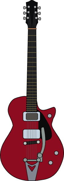 Guitarra Electrica Vector Png Gratis (210x592)