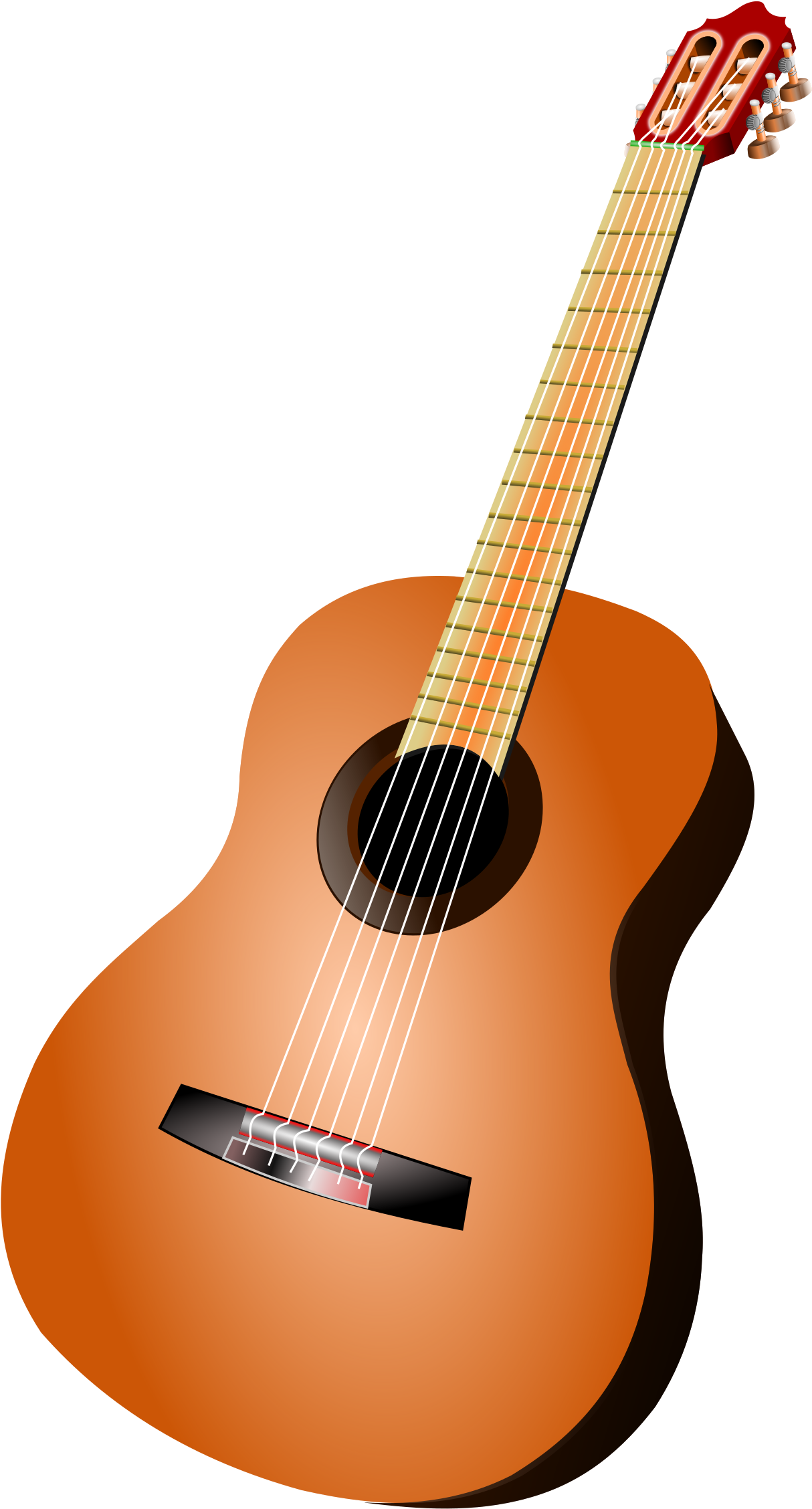 Big Image - Guitar Png Clipart (1697x2400)