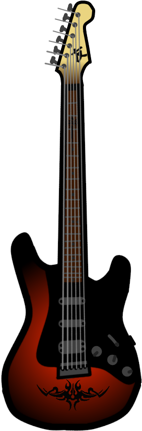 Free To Use Public Domain Electric Guitar Clip Art - Fender Standard Stratocaster Hss (400x879)