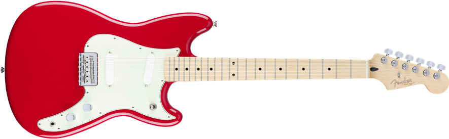 Fender Offset Duo-sonic Electric Guitar Mn, Torino - Fender Duo-sonic Electric Guitar, Mn, Torino Red (886x300)