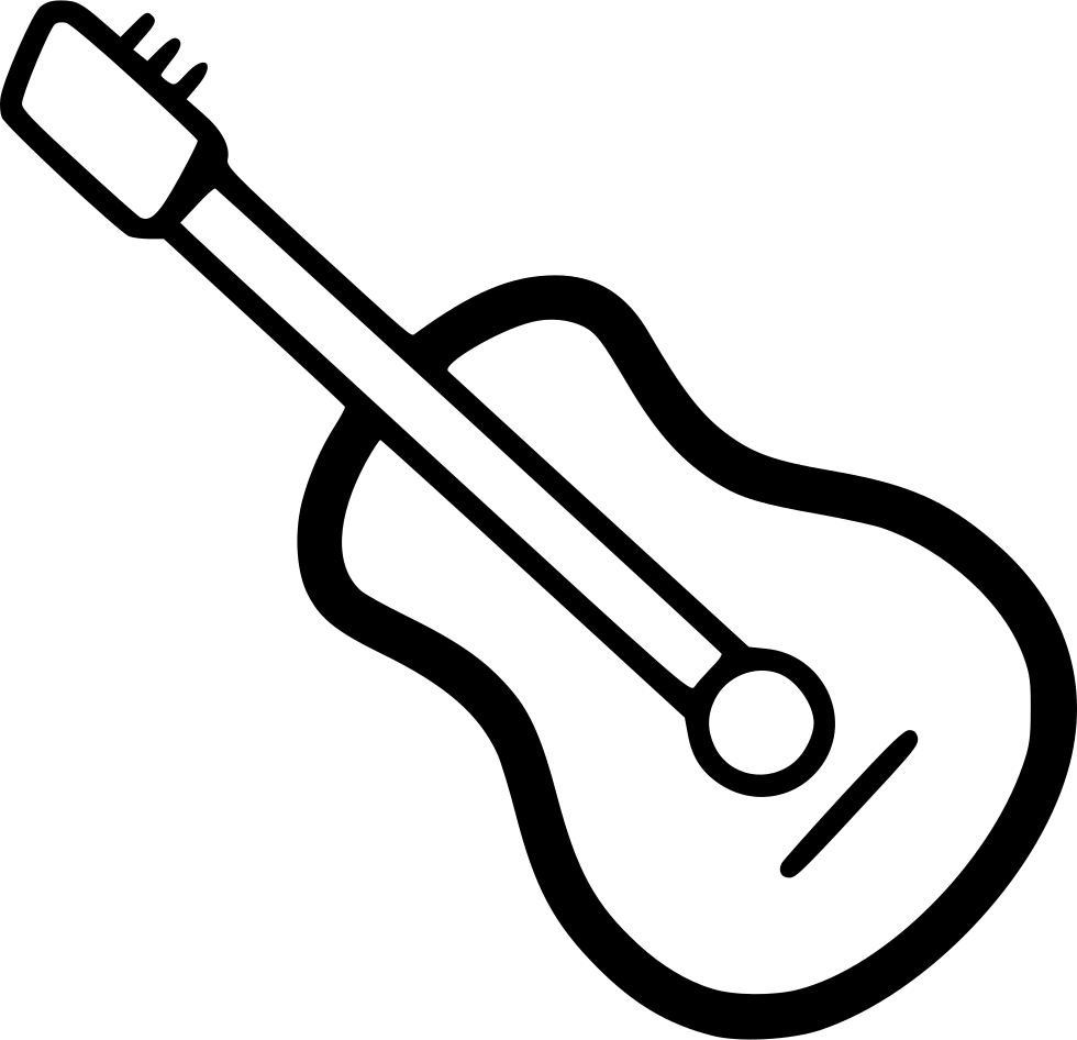 Guitar Comments - Guitar Drawing Png (980x946)