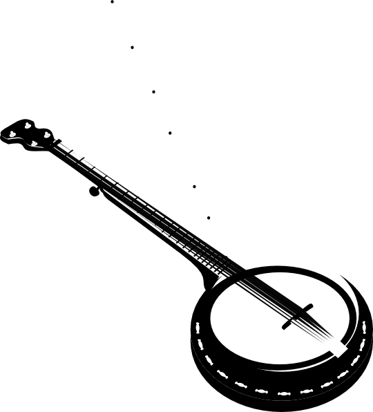 5 String Banjo Clip Art - String Instrument (540x596)