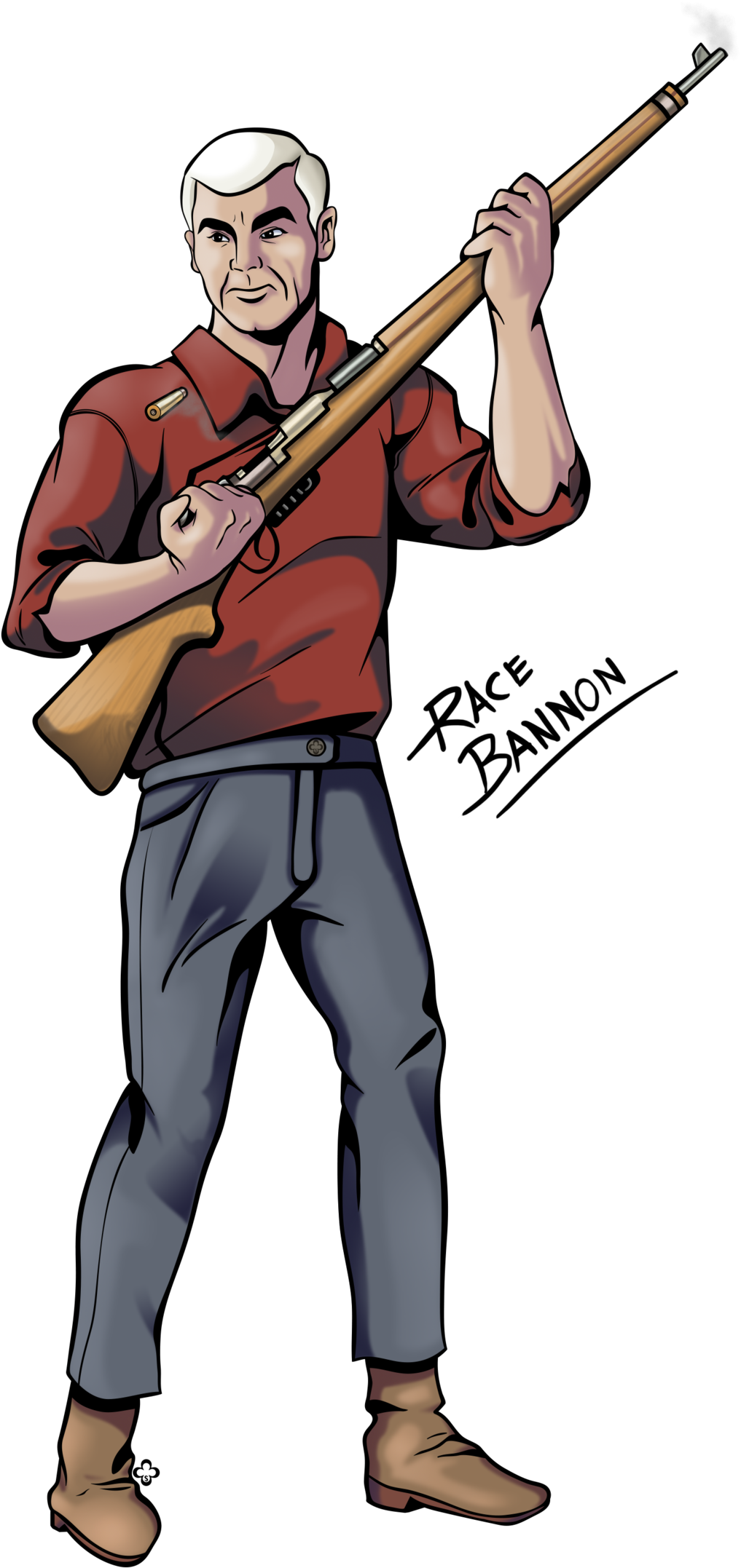 Race Bannon Is Awesome By Team4taken Race Bannon Is - Air Gun (1280x2311)