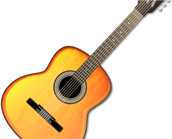 Acoustic Guitar Clipart Picsart - Guitar Tab Notebook: Large Print 8.5 X 11 - Over 100 (640x480)