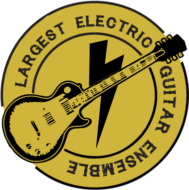 The Largest Electric Guitar Ensemble Logo Image - Electric Guitar (401x402)
