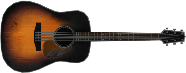 Acoustic Guitar Png Transparent Images - Acoustic Guitar (640x278)