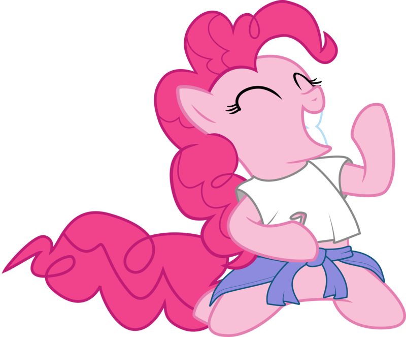 Pinkie Playing Her Air Guitar By Tamalesyatole - Air Guitar Clipart (800x663)