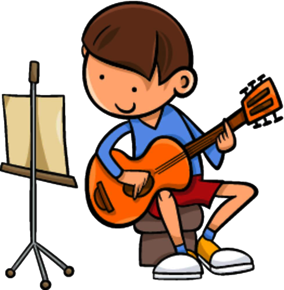 Guitarist Clip Art - Playing Guitar Cartoon (978x1000)