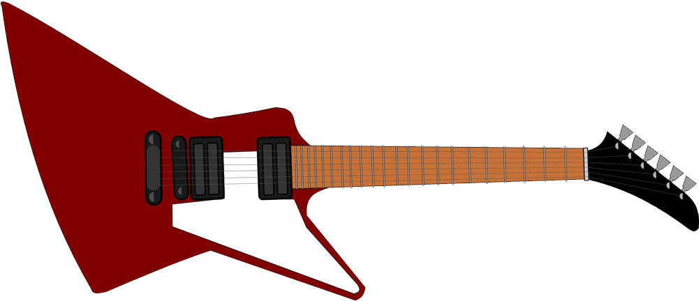 Gibson Explorer Gibson Les Paul Gibson Flying V Guitar - Gibson Explorer Clip Art (1000x500)