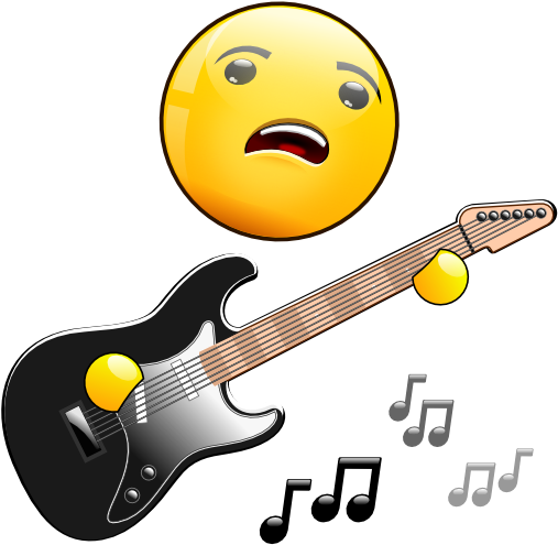 Blues Guitar By Mondspeer - Guitar Smiley (533x533)