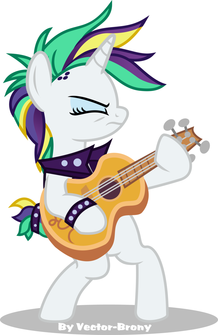 Punk Rarity By Vector-brony - Punk Rarity Guitar (721x1109)