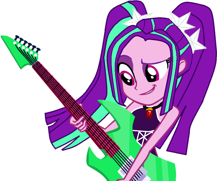 You Can Play The Guitar By Trixiesparkle63 - Mlp Eg Aria Blaze Base (1024x732)