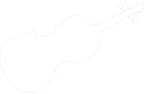 White Violin Silhouette (600x393)