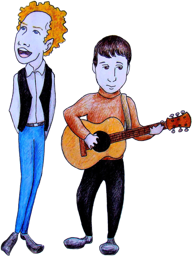 Simon And Garfunkel By Kazoheen - Comics (740x1079)
