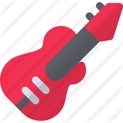 Rock Guitar - Cartoon (512x512)