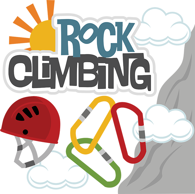 Rock Climbing Clipart - Rock Climbing Wall Clipart (648x645)
