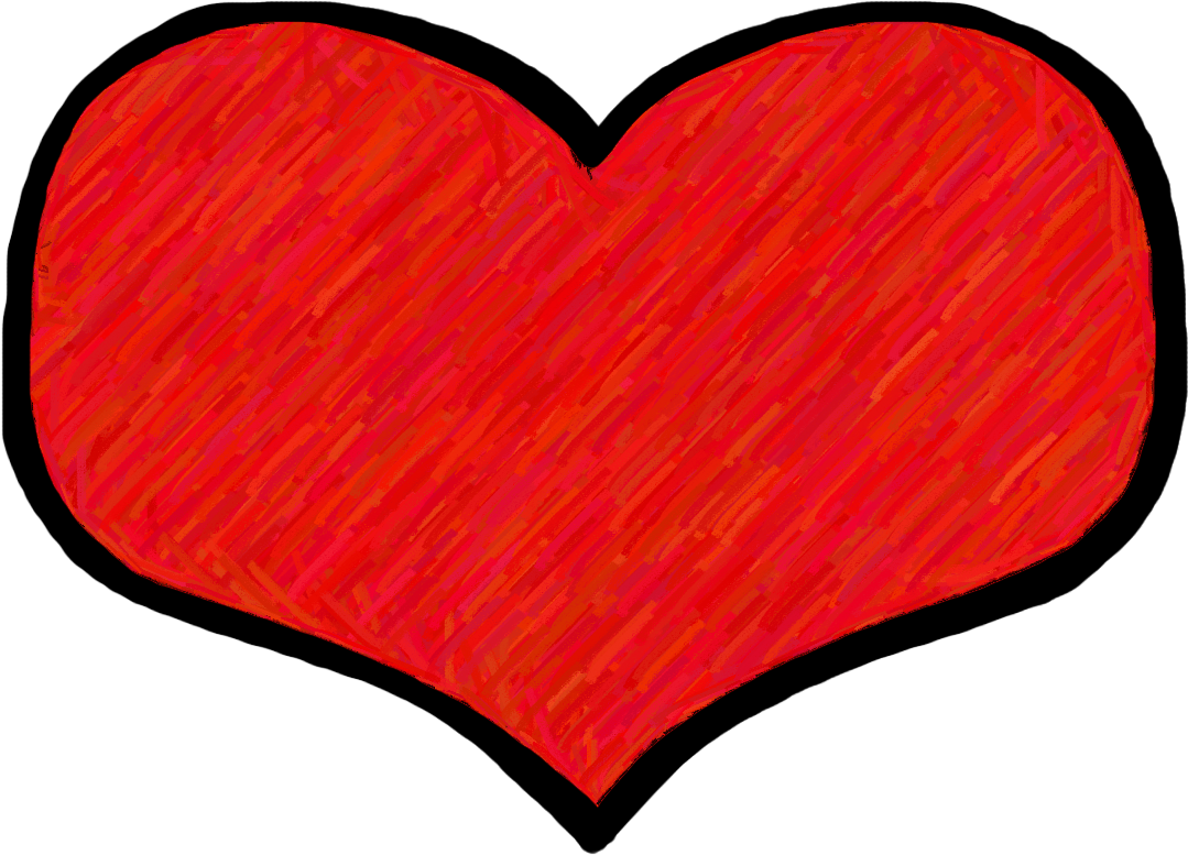 Heart Clip Art Cute - Cute Red Heart Clipart (1368x855)