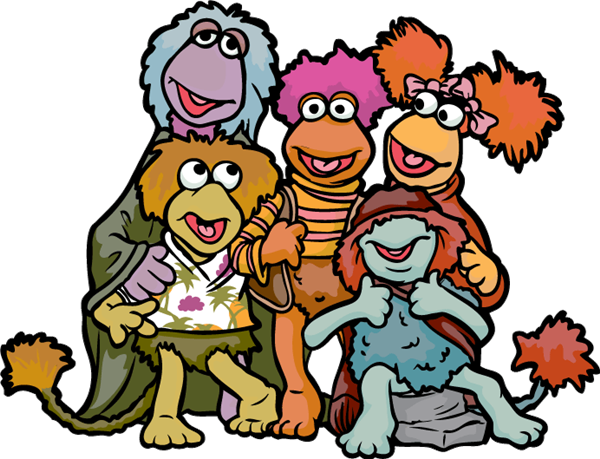 Fraggle Rock Logo - Cartoon (600x459)