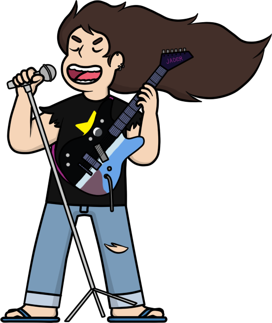 Rock'n Roll Dad By - Rock And Roll Png (552x654)