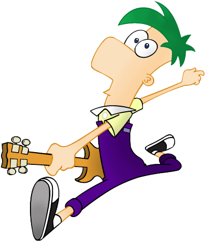 Let's Rock By Ask Ferb Fletcher - Roommates Phineas & Ferb Giant Wall Stickers (408x491)