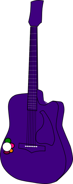 Clip Art - Bass Guitar (234x590)