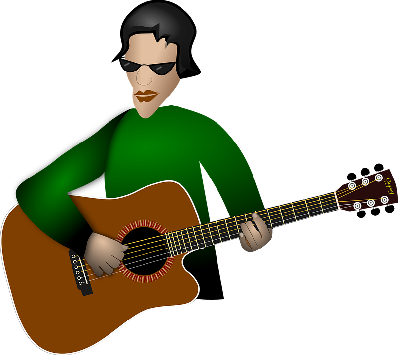 Play The Guitar Clipart (807x720)