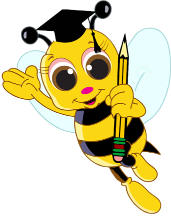 Cute Hornet Cliparts - Cute Bee Clip Art (342x433)