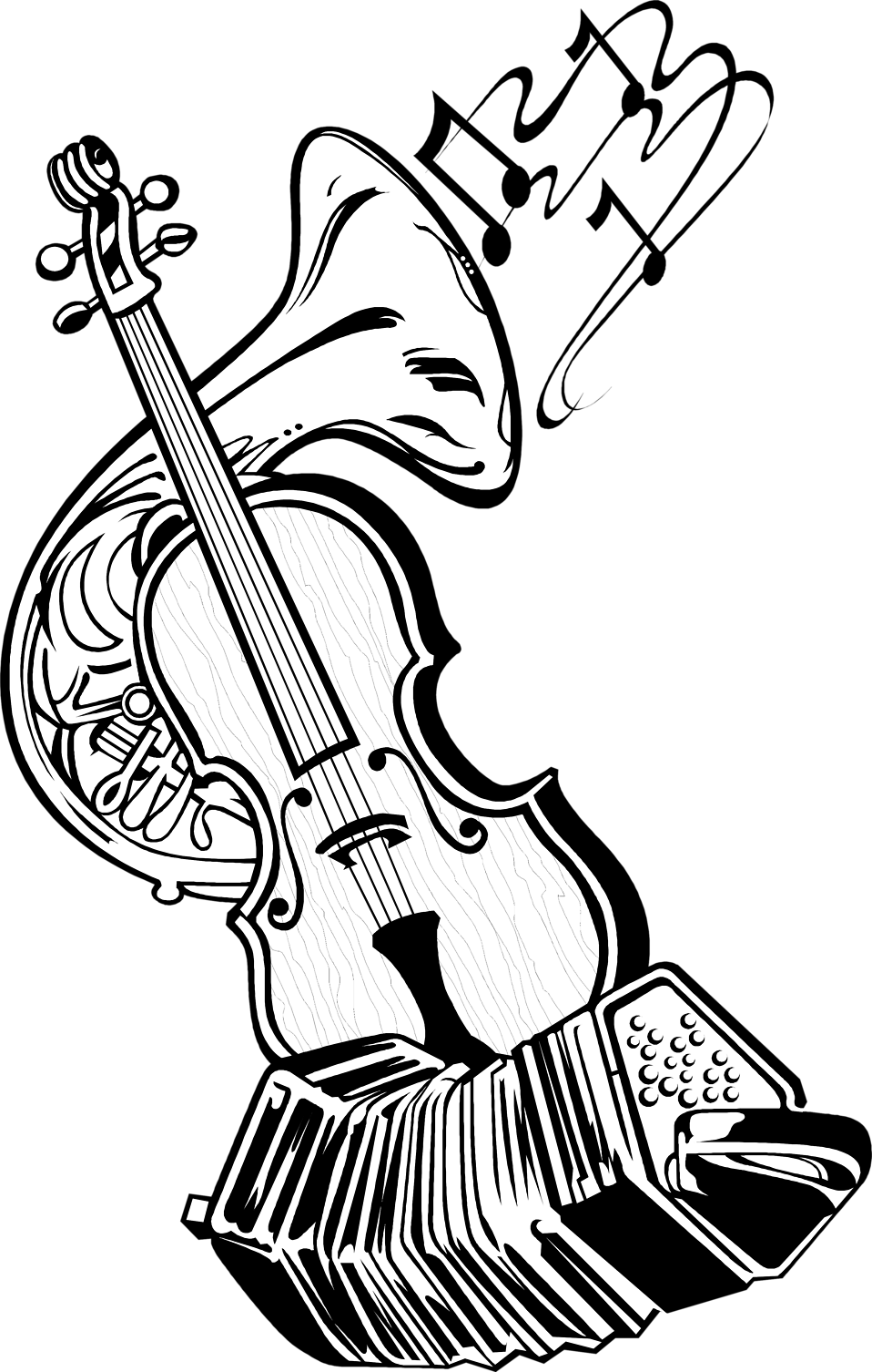 28 Collection Of Instrument Clipart Transparent - Ricardo Rodriguez Alabanzas Del Pueblo (958x1506)