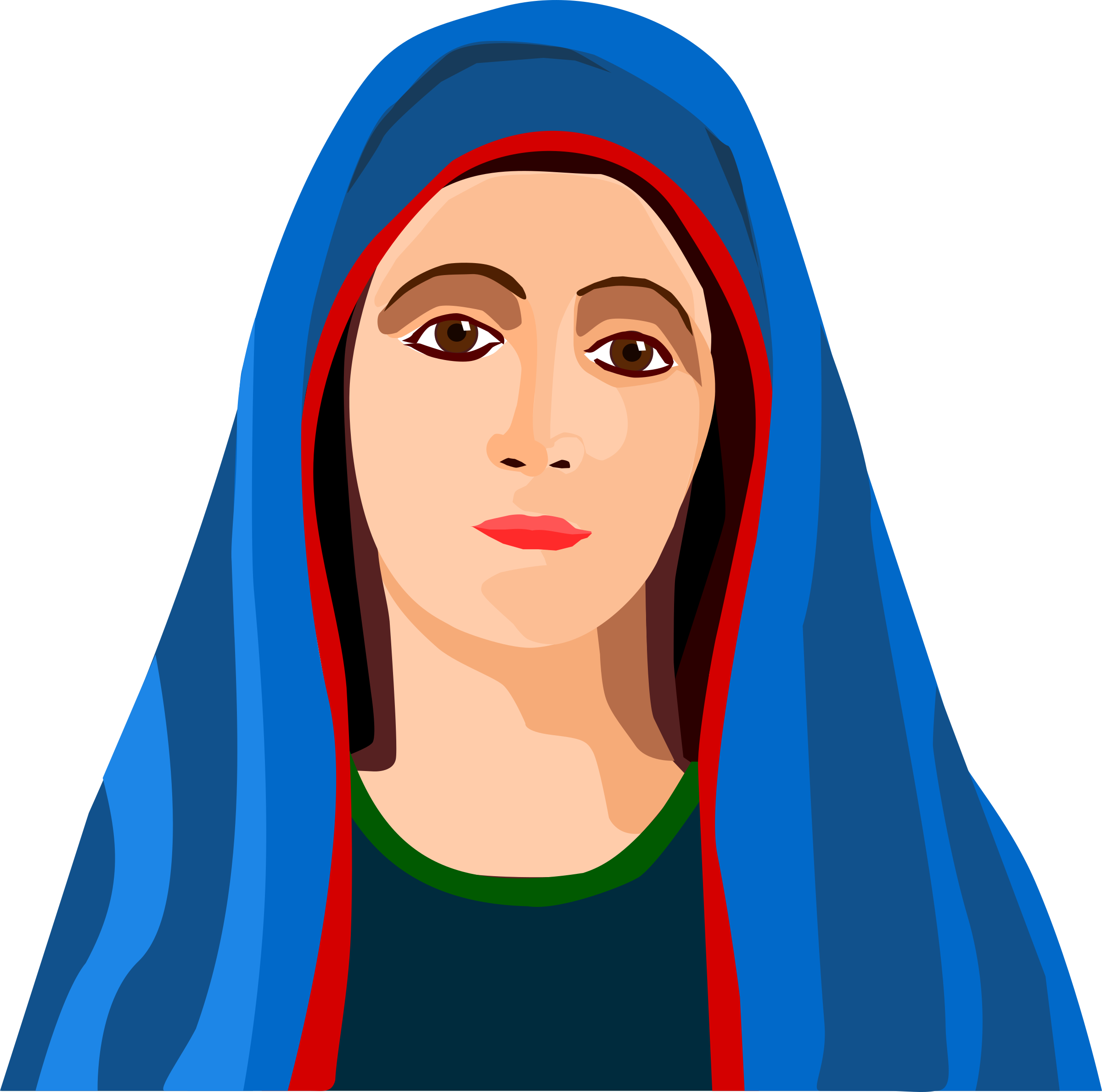 Mary Clip Art - Virgin Mary Clipart (2400x2378)