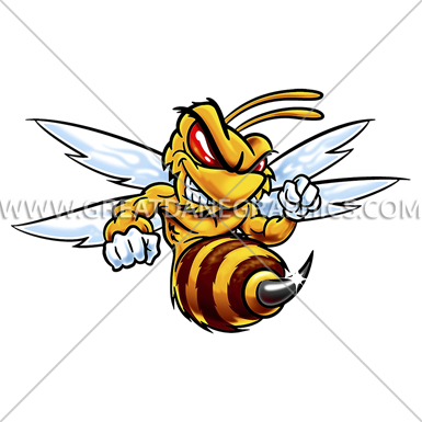 Hornet Clipart Transparent - Printed T-shirt (385x385)
