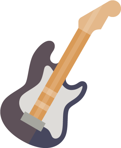 Elektrisch, Gitarre, Musik, Instrument Symbol - Icono Guitarra Electrica Png (512x512)