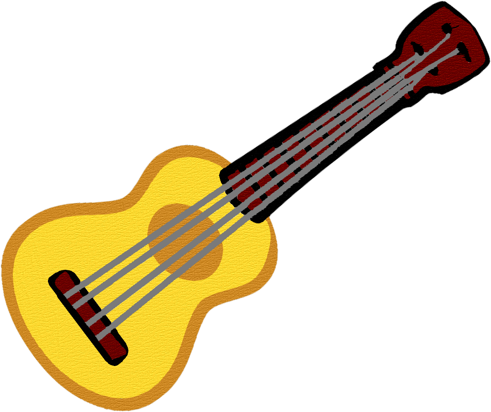 Clavier Clef De Sol Cuivres Guitare Harpe - Guitar Clipart (1003x843)