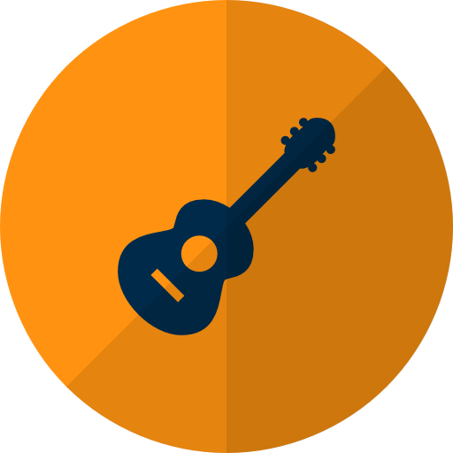 Acoustic, Gitarre, Musik, Instrument Symbol - Backlinking Icon (512x512)