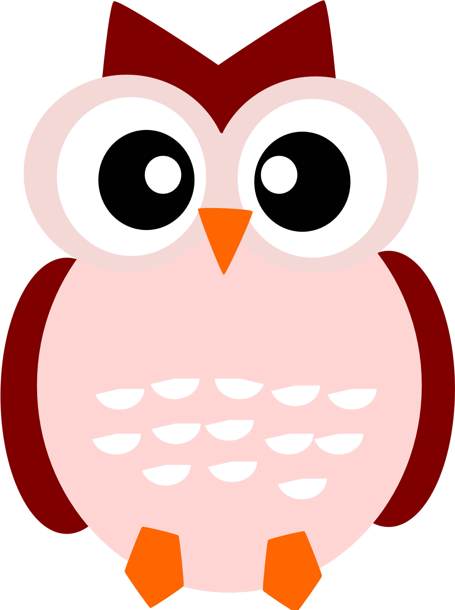 Owls On Owl Clip Art Owl And Cartoon Owls 3 Clipartcow - Owl Cute Png (1946x2400)